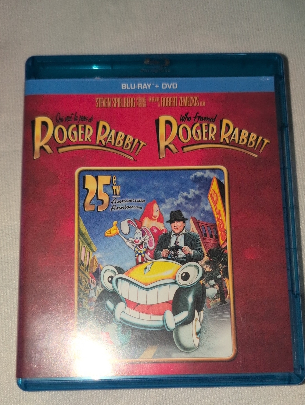 Who Framed Roger Rabbit 25th Anniversary Blu-Ray + DVD Combo (Bilingual) - Picture 1 of 5